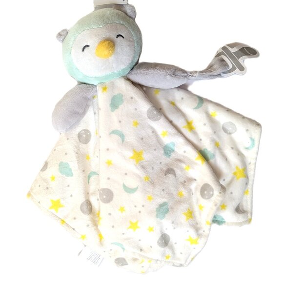 Carter's Security Blanket With Pacifier Holder Plush Lovey Animal Galaxy 15"x14" - Picture 3 of 7